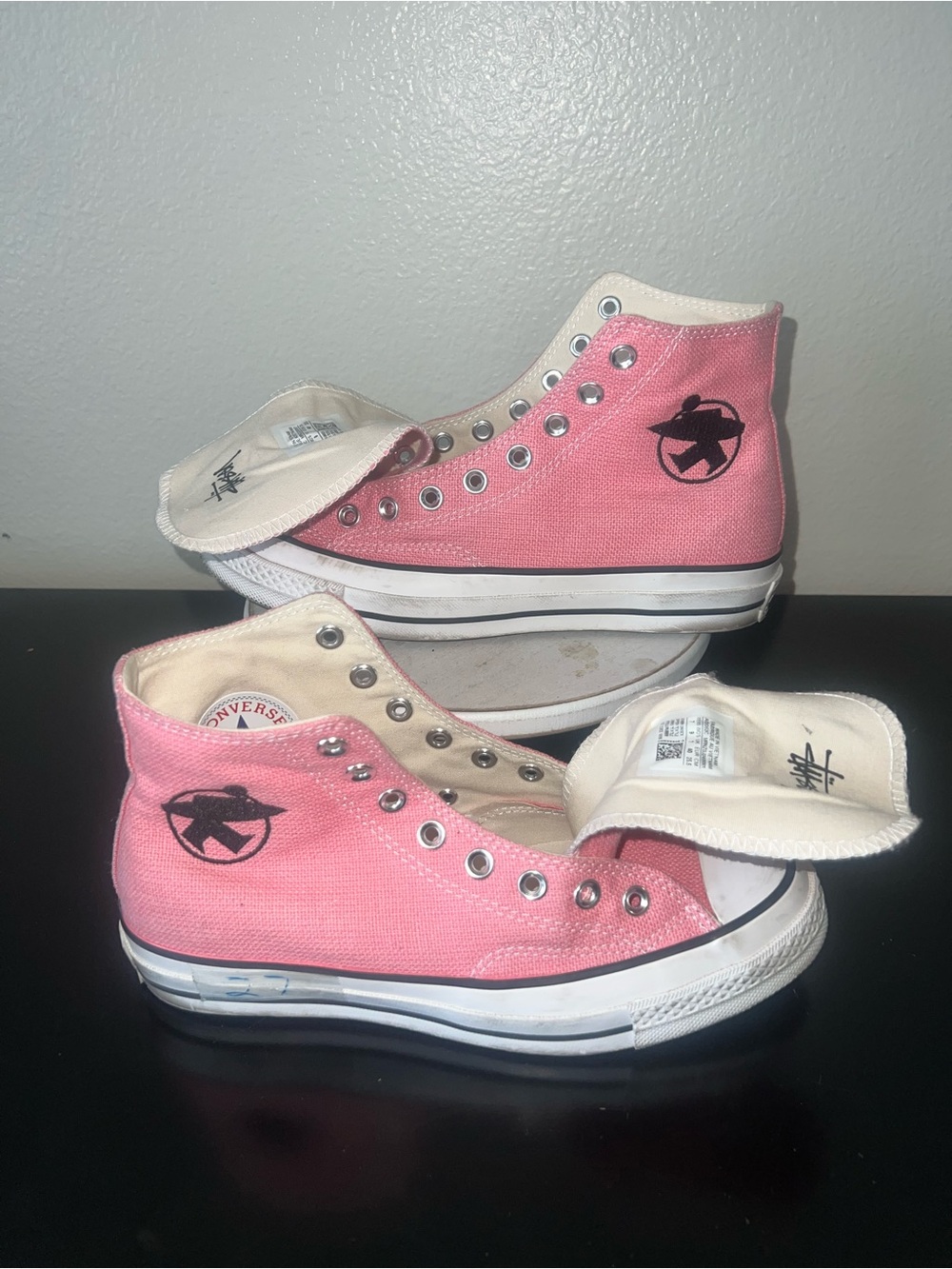 Pink All Stat Converse Stussy X Chuck 70 High‎ Surfman Womens Sz 9/Mens Sz 7